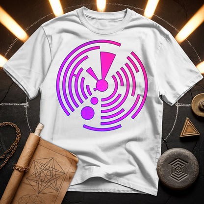 Crop Circle Electric Pink T-Shirt