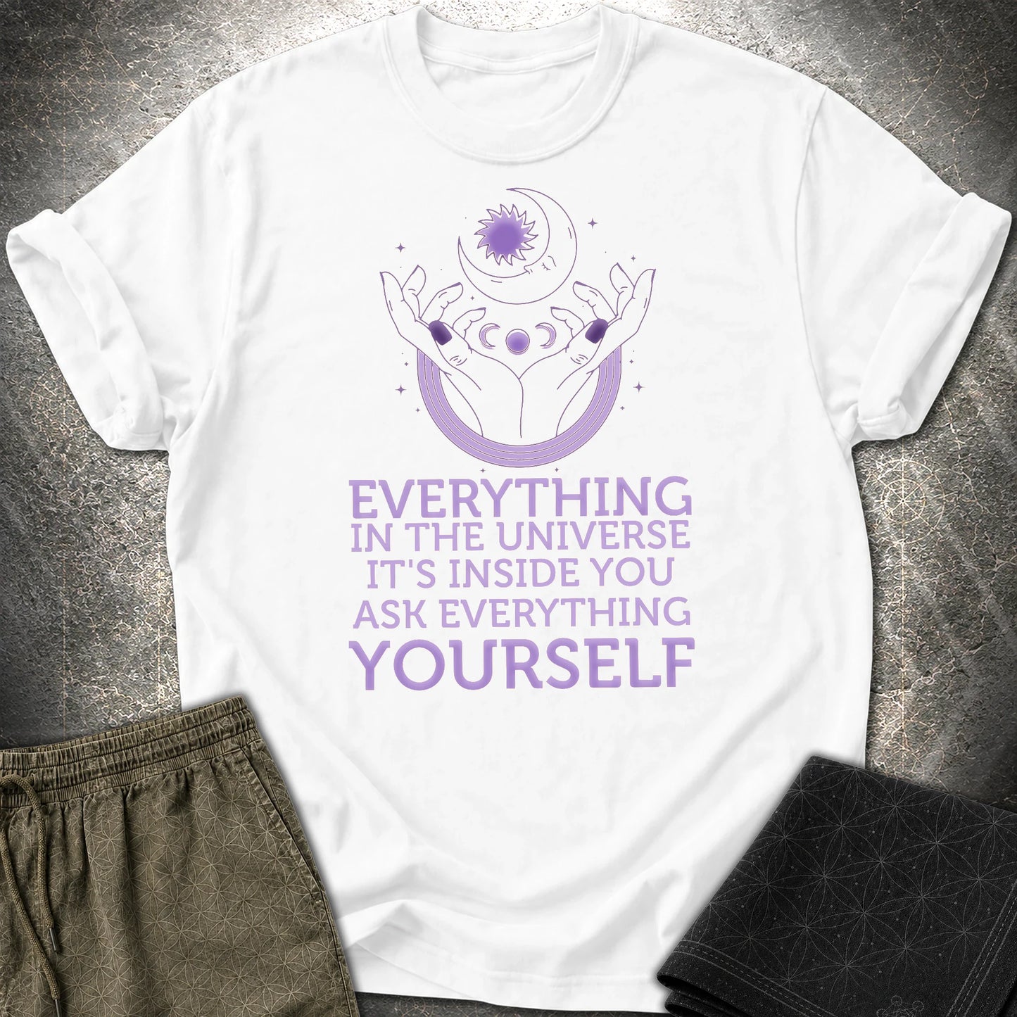 Everything Is Inside You T-Shirt - Everything Is Inside You T-Shirt - White