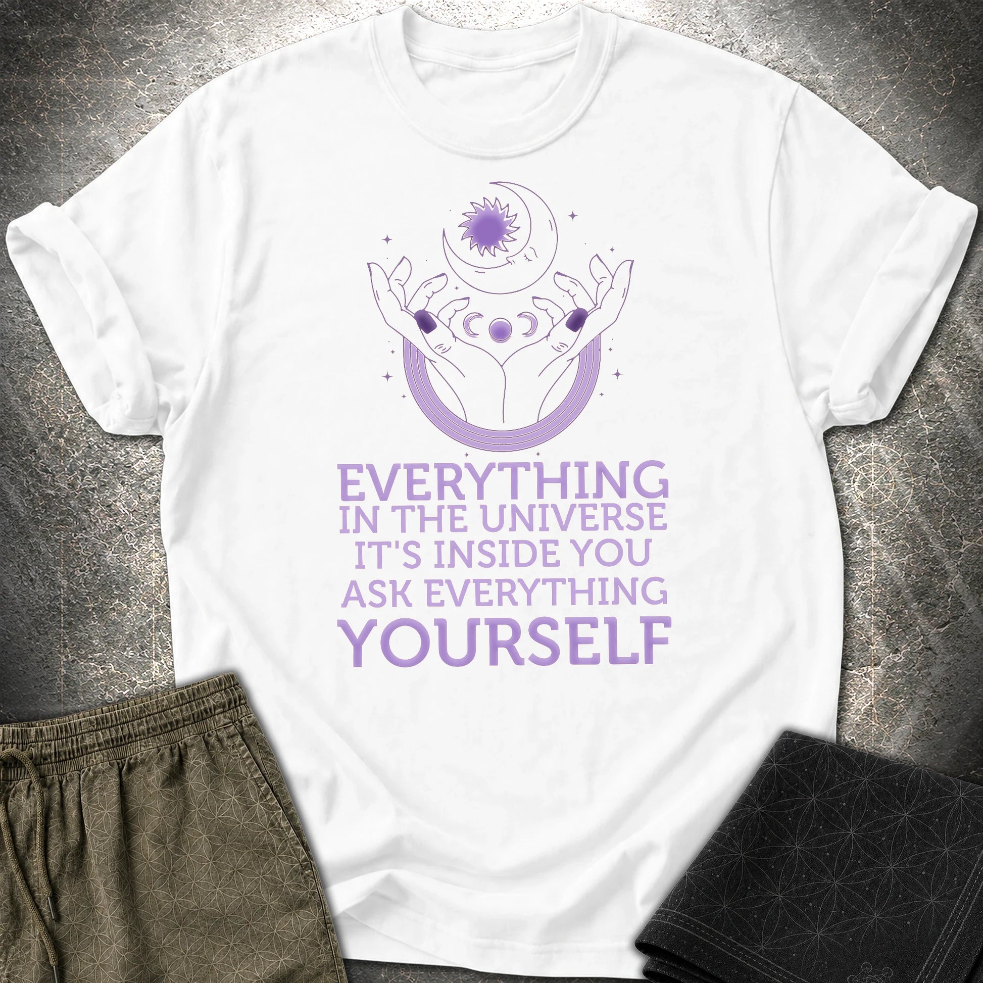 Everything Is Inside You T-Shirt - Everything Is Inside You T-Shirt - White