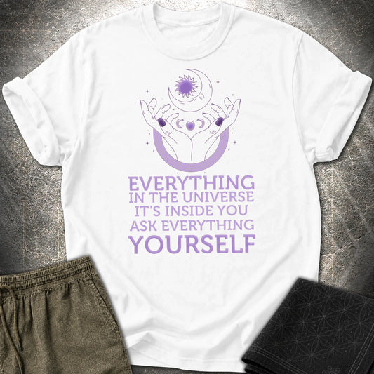 Everything Is Inside You T-Shirt - Everything Is Inside You T-Shirt - White