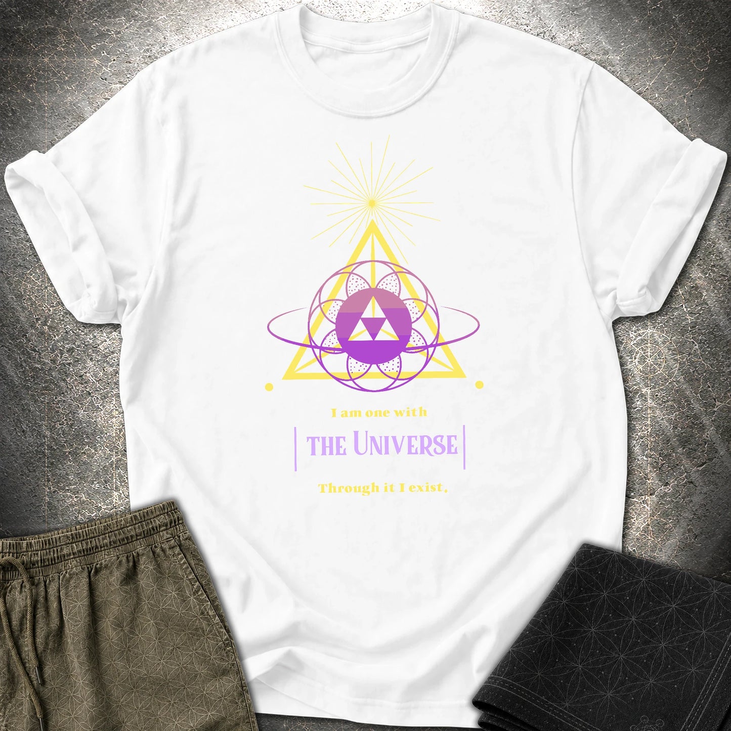 One With Universe T-Shirt - One With Universe T-Shirt - White
