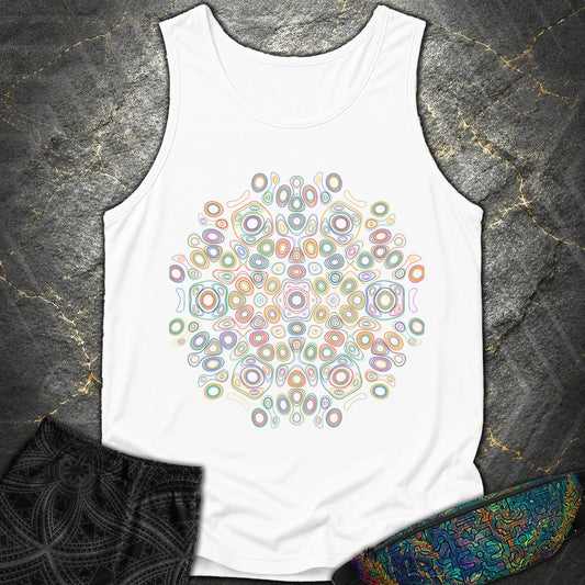 Frequency Of Color - Frequency Of Color Comfort Tank Top - White