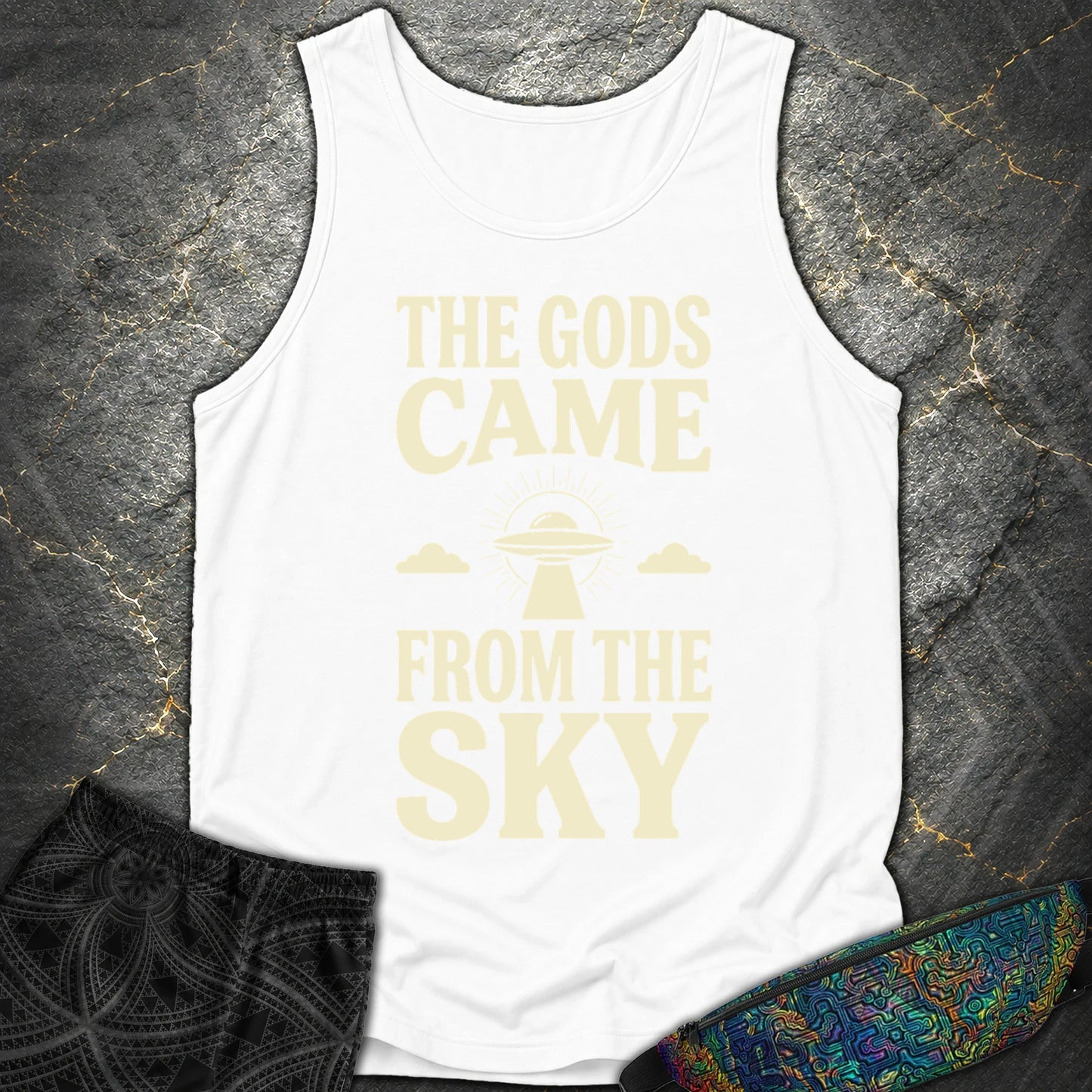 The Gods Come - The Gods Come Comfort Tank Top - White