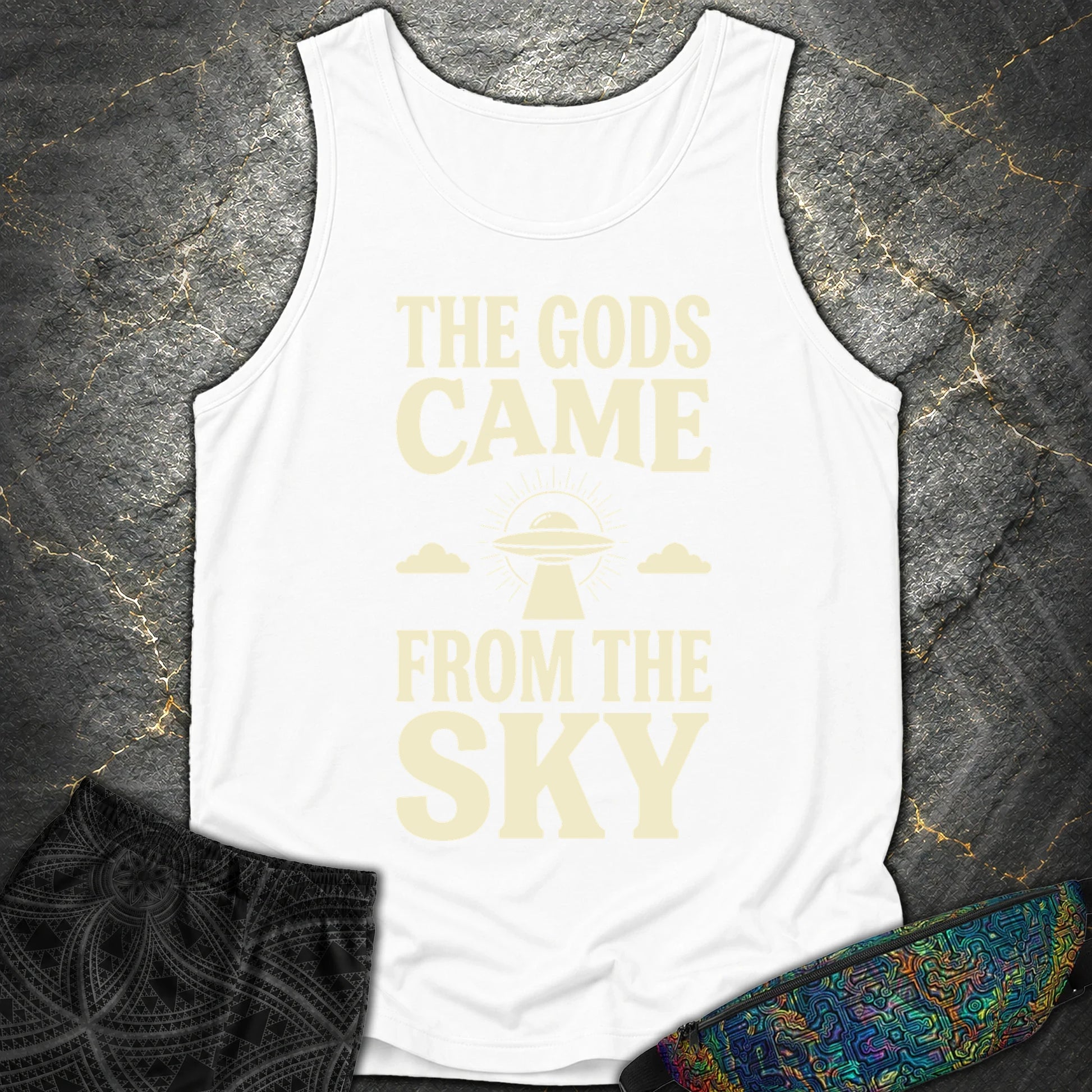 The Gods Come - The Gods Come Comfort Tank Top - White