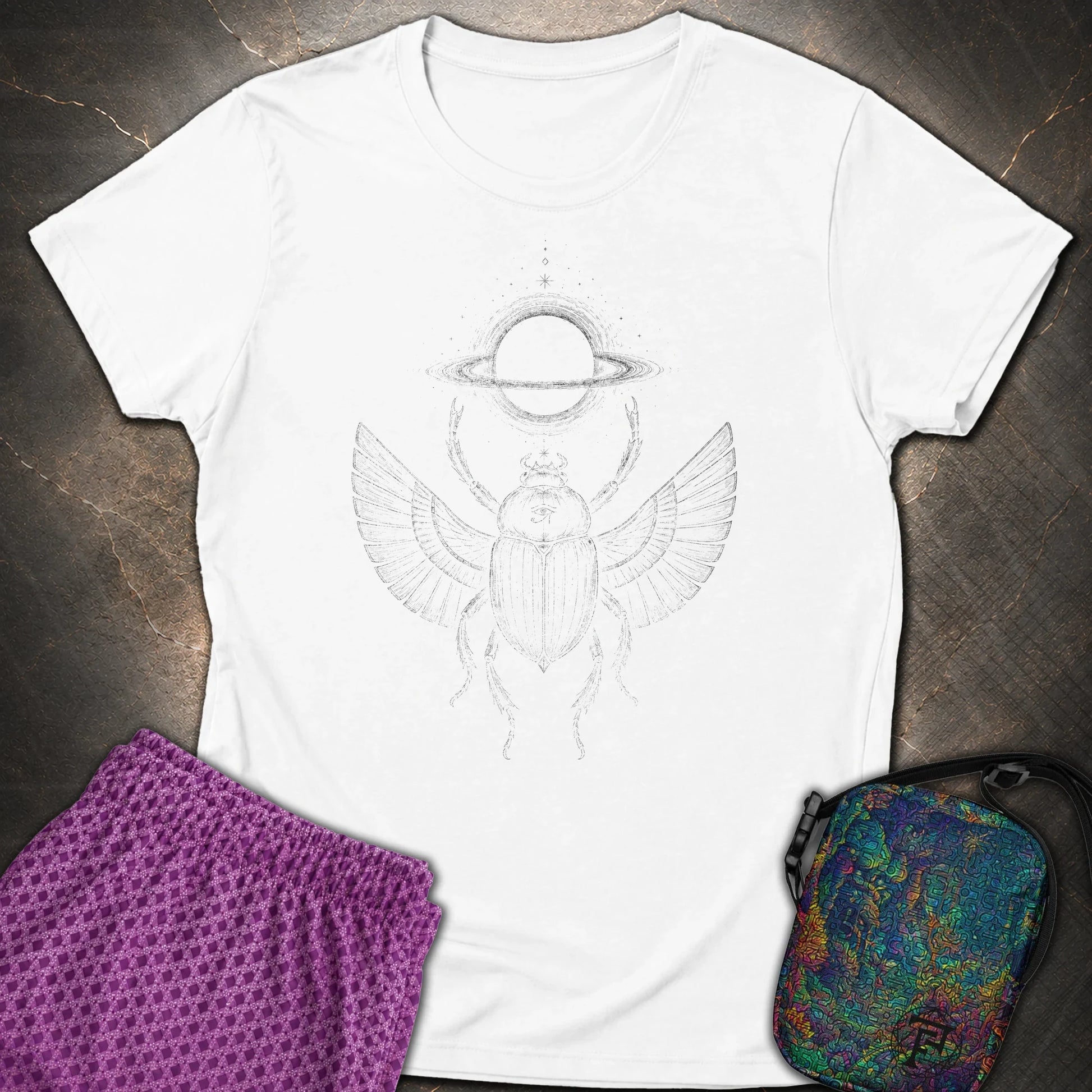 Void Scarab - Void Scarab Womens T-Shirt - White