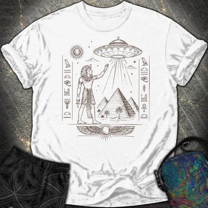 Pharaoh Beneath the Star Vessel - Pharaoh Beneath the Star Vessel Comfort T-Shirt - White