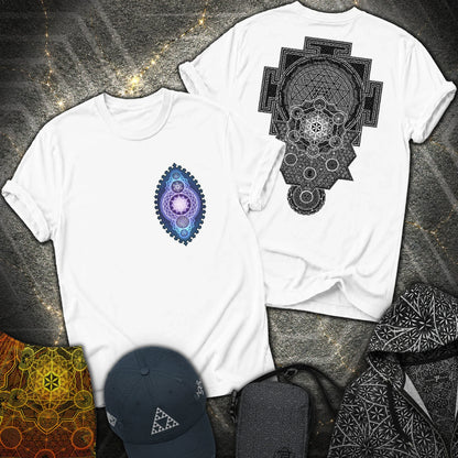 Ultimate Sacred Geometry 2 Sided T-Shirt - Ultimate Sacred Geometry 2 Sided T-Shirt - White