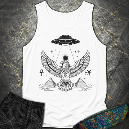Shadow Falcon Under Alien Light - Shadow Falcon Under Alien Light Comfort Tank Top - White