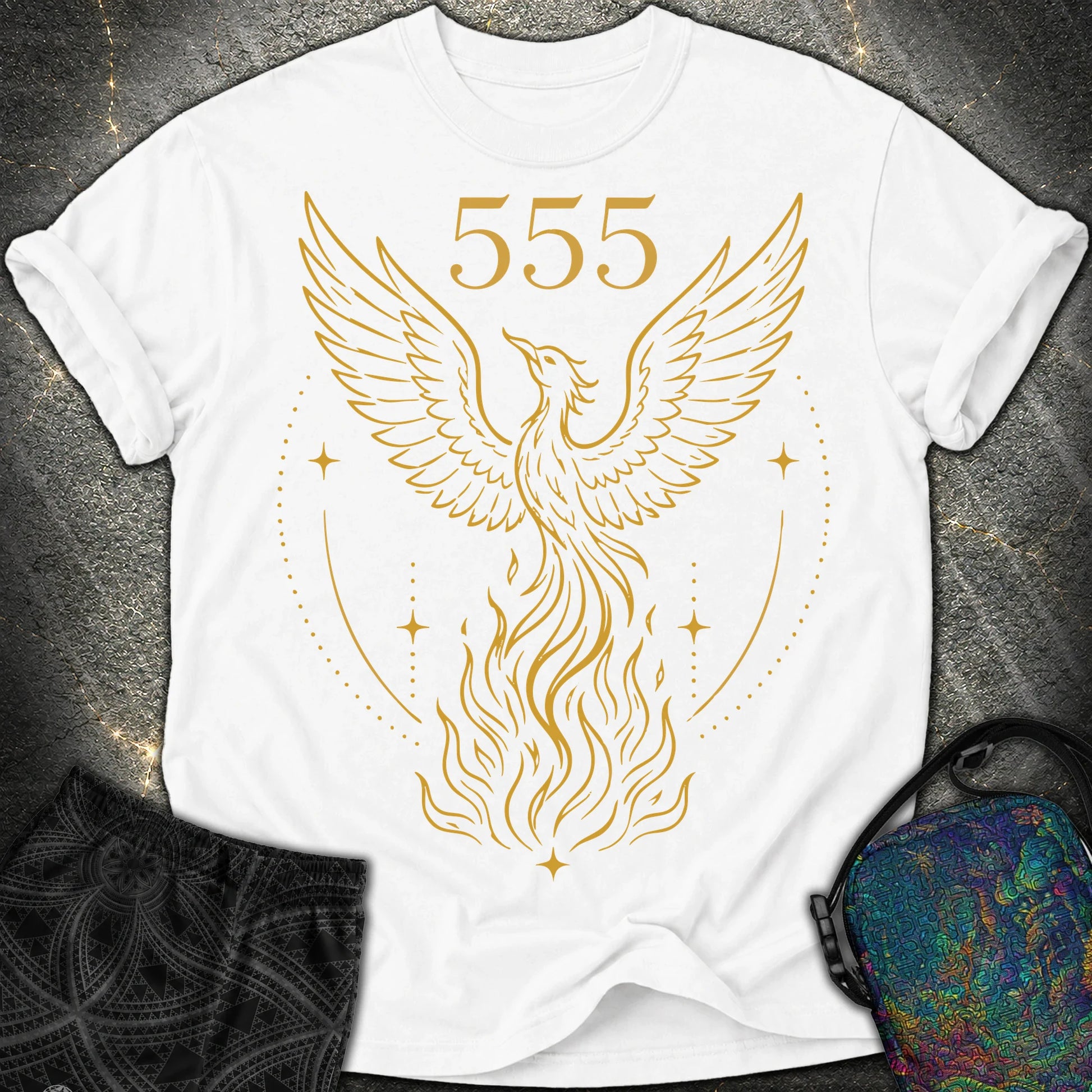 555 Angel Number Rebirth Comfort T-Shirt - 555 Angel Number Rebirth Comfort T-Shirt - White