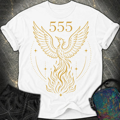 555 Angel Number Rebirth Comfort T-Shirt - 555 Angel Number Rebirth Comfort T-Shirt - White