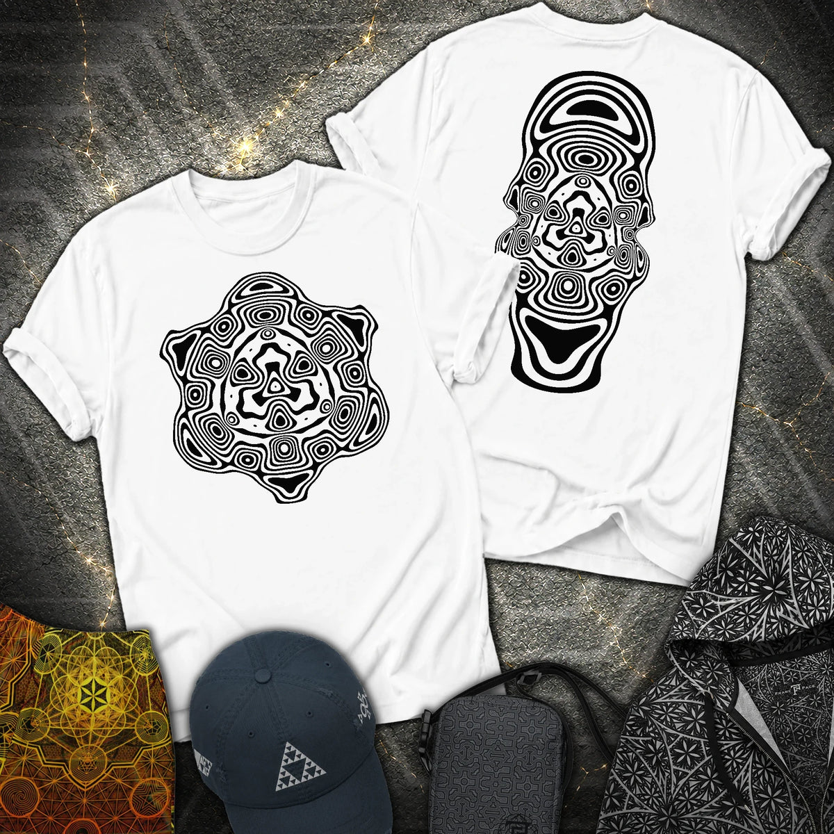Mind Blown Black 2 Sided T-Shirt - Mind Blown Black 2 Sided T-Shirt - White
