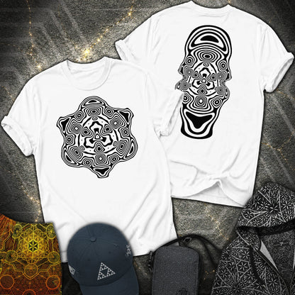 Mind Blown Black 2 Sided T-Shirt - Mind Blown Black 2 Sided T-Shirt - White