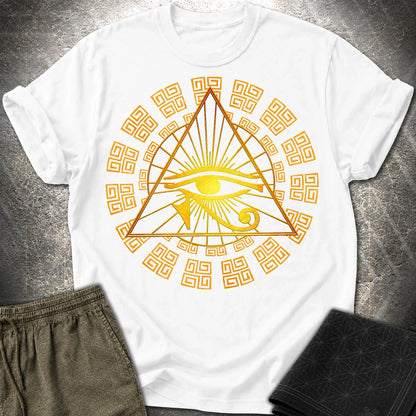 Eye Of Horus Egypt T-Shirt - Eye Of Horus Egypt T-Shirt - White