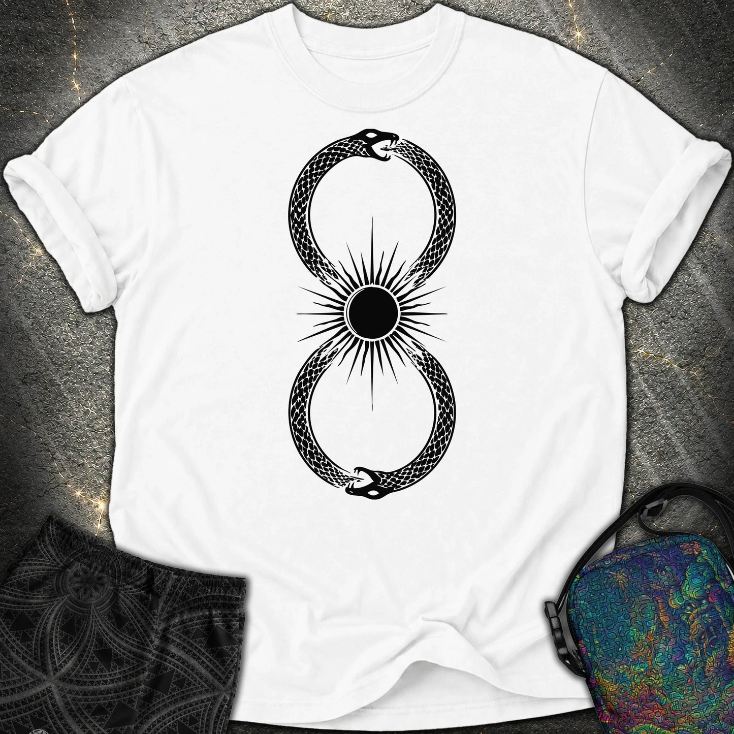 Ouroboros Sun - Ouroboros Sun Comfort T-Shirt - White