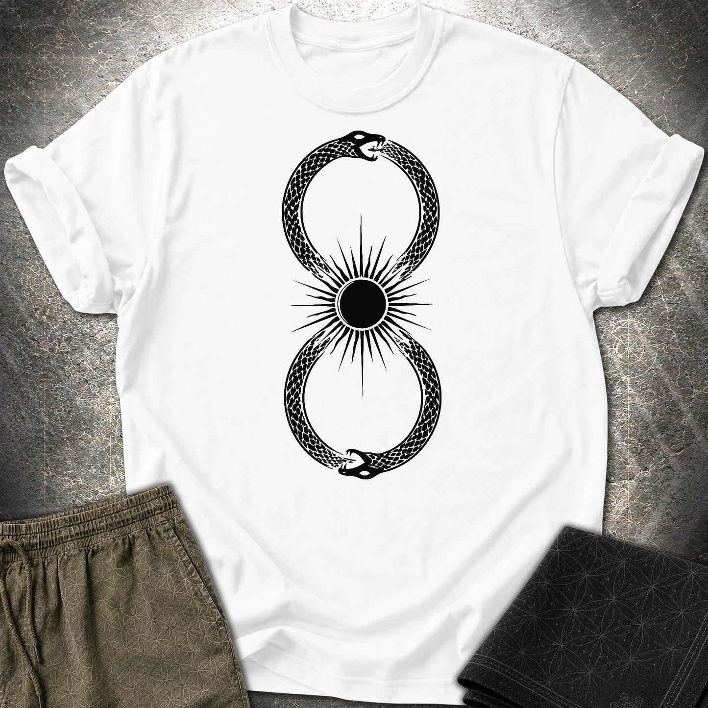 Ouroboros Sun - Ouroboros Sun T-Shirt - White