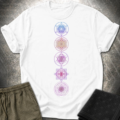 Sacred Geometry T-Shirt - Sacred Geometry T-Shirt - White