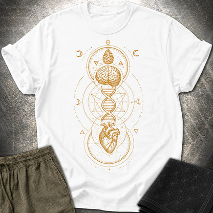 Heart Mind Source in Motion T-Shirt - Heart Mind Source in Motion T-Shirt - White
