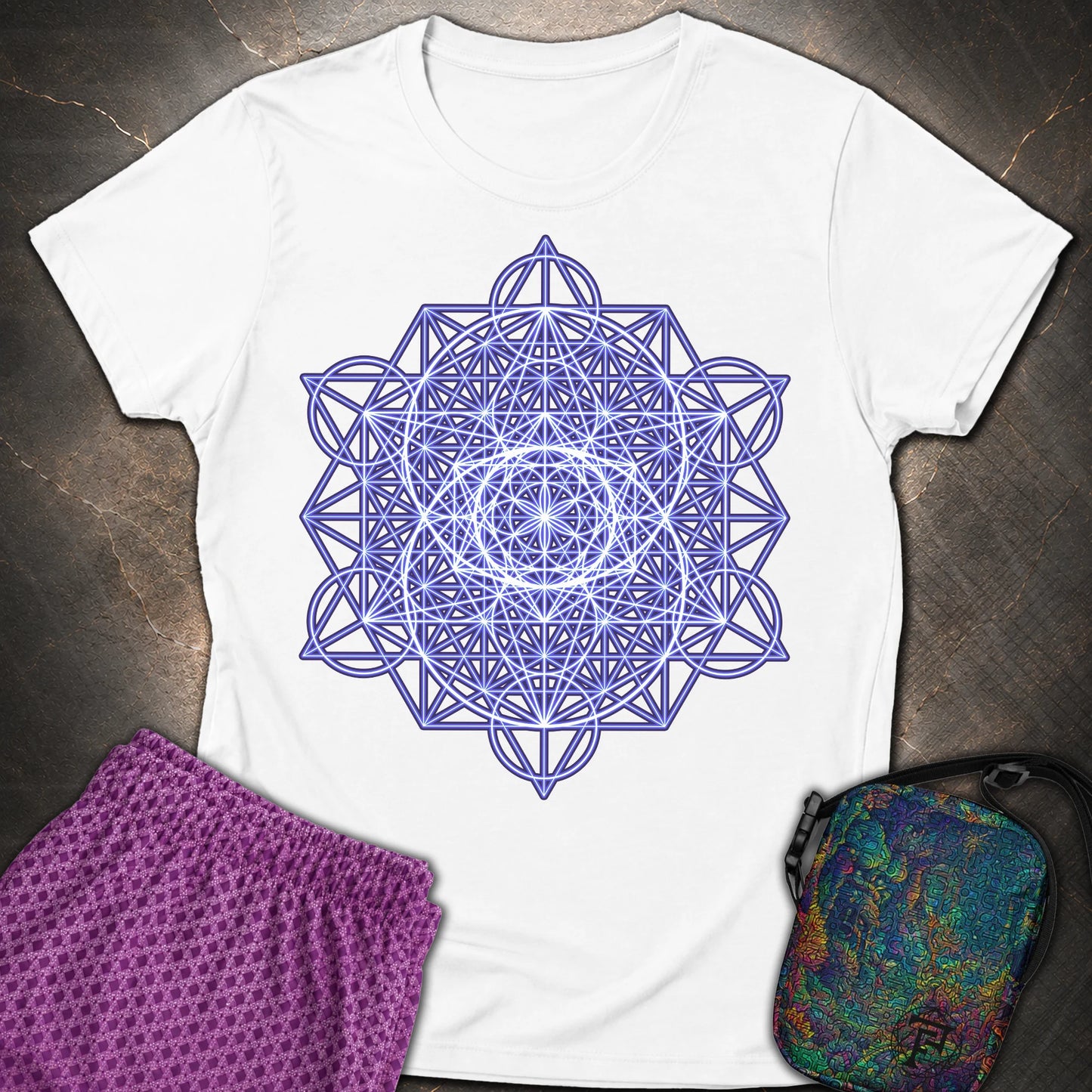 Vesica Eye Of The Universe - Vesica Eye Of The Universe Womens T-Shirt - White