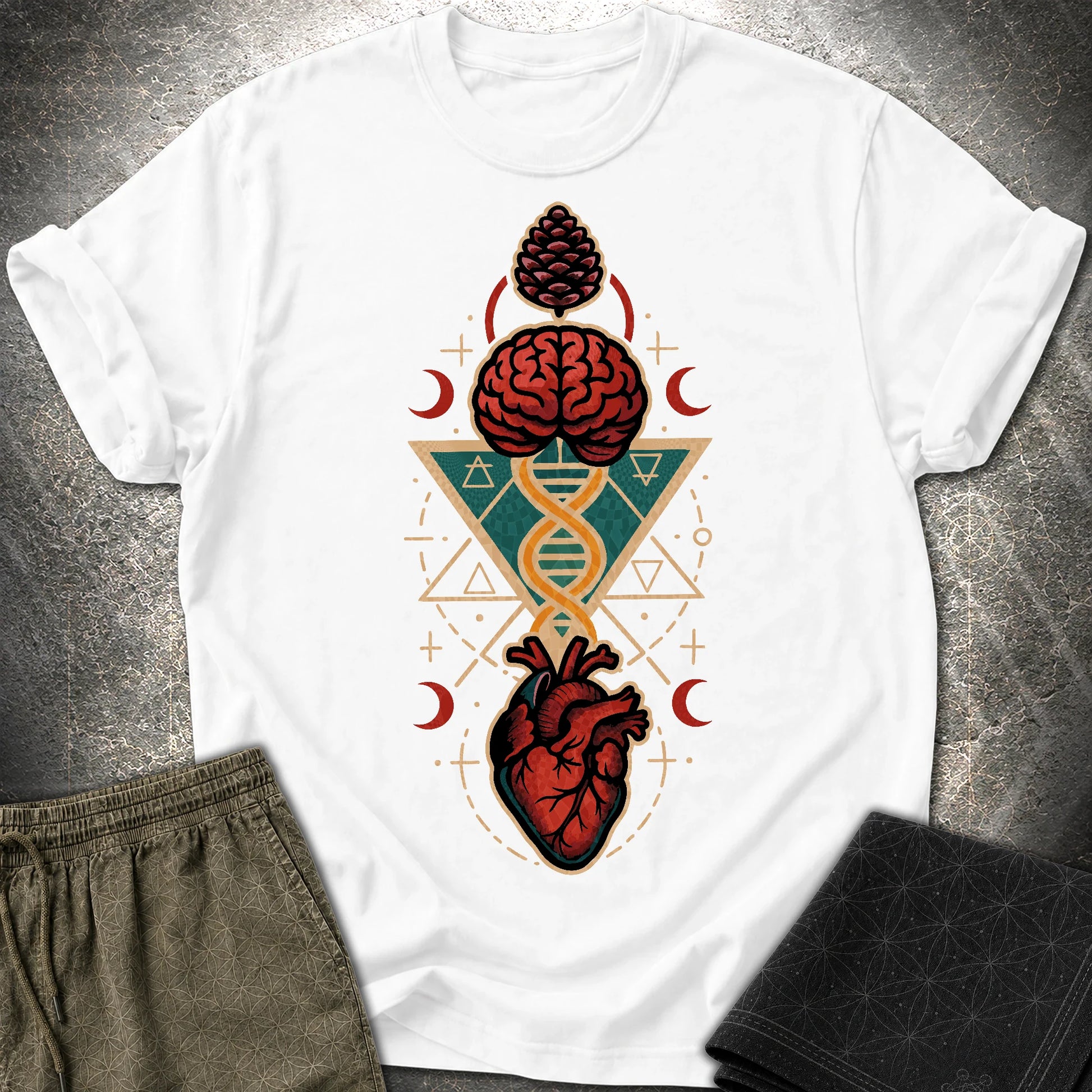 Heart Mind Coherence T-Shirt - Heart Mind Coherence T-Shirt - White