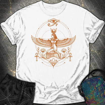 Winged Goddess of the Nile - Winged Goddess of the Nile Comfort T-Shirt - White