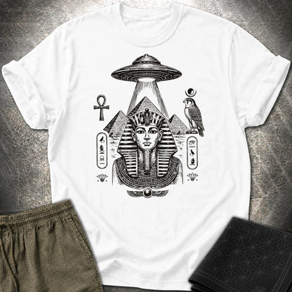 Pharaoh Under the Alien Light - Pharaoh Under the Alien Light T-Shirt - White