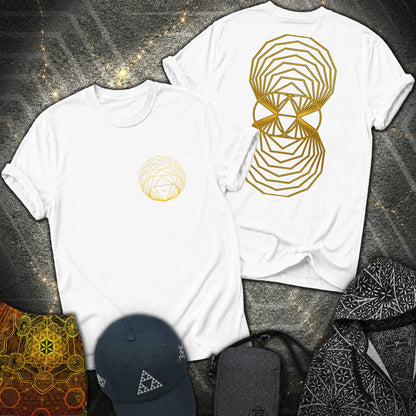Regular Polygons Geometry 2 Sided T-Shirt - Regular Polygons Geometry 2 Sided T-Shirt - White