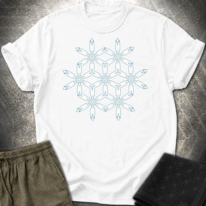 Tribal Geometry - Tribal Geometry T-Shirt - White