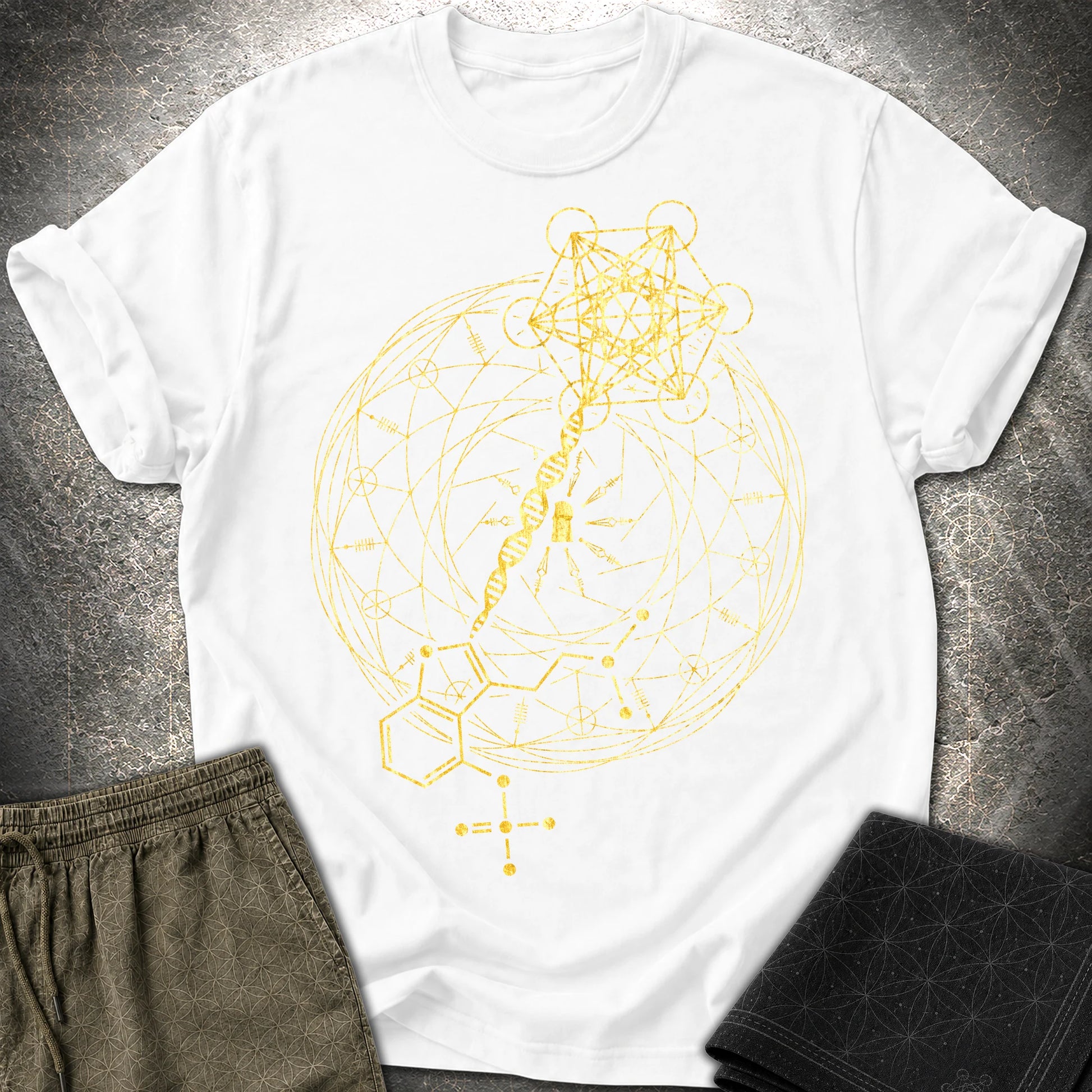 Psilocybin Key To Universe - Psilocybin Key To Universe T-Shirt - White