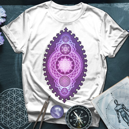 Fractal Sacred Geometry Fusion T-Shirt
