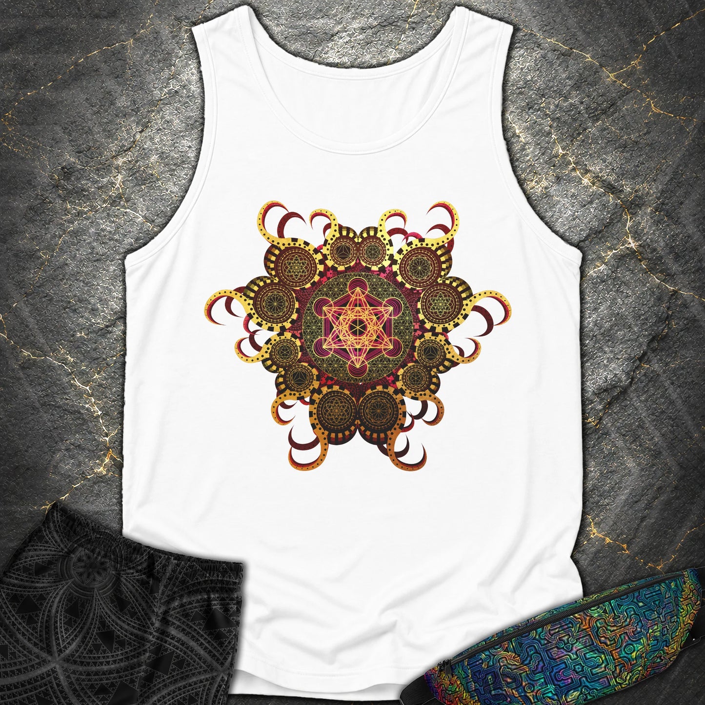 Organic Metatron - Organic Metatron Tank Top - White