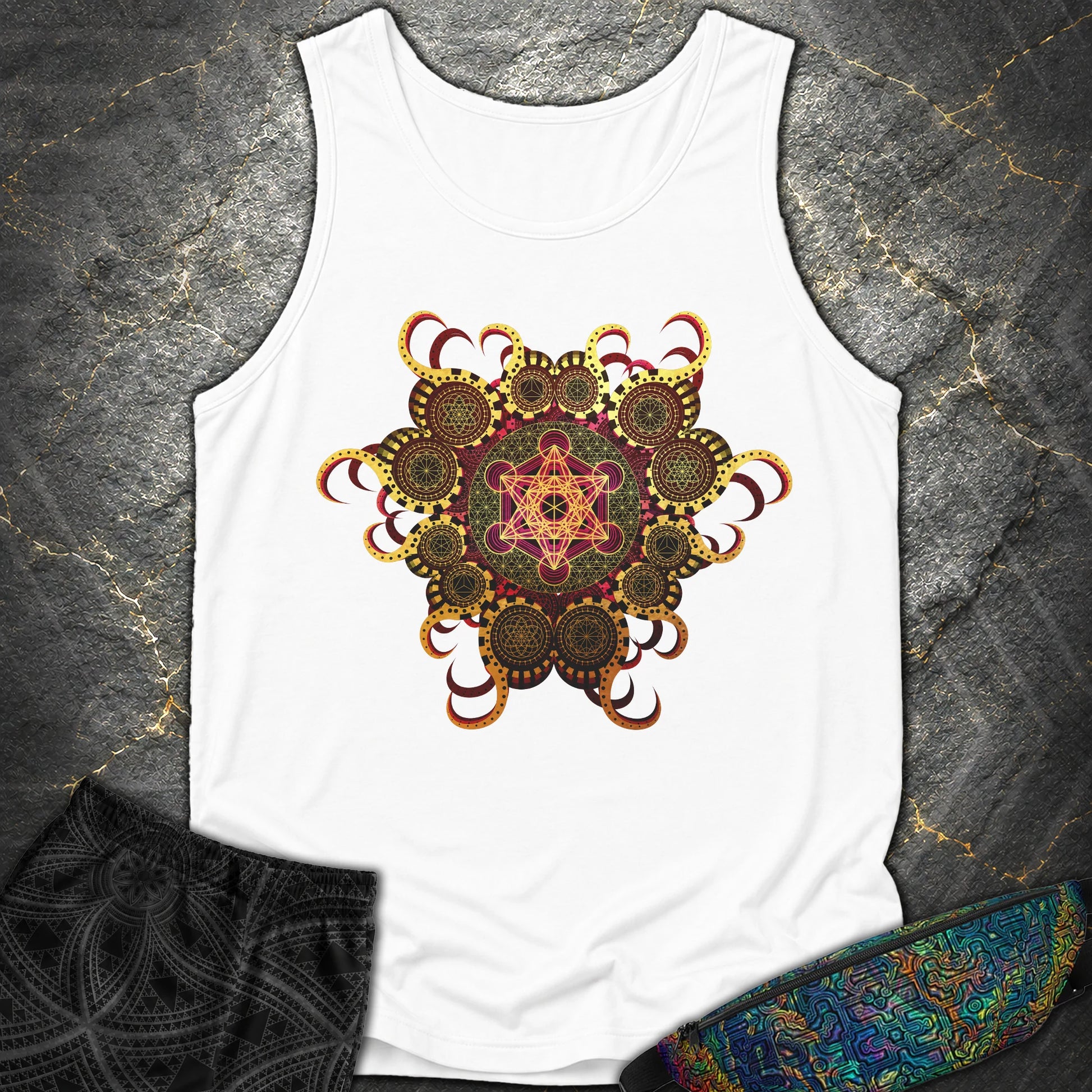 Organic Metatron - Organic Metatron Tank Top - White