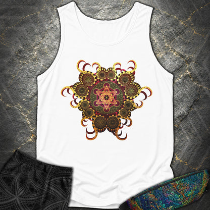 Organic Metatron - Organic Metatron Tank Top - White