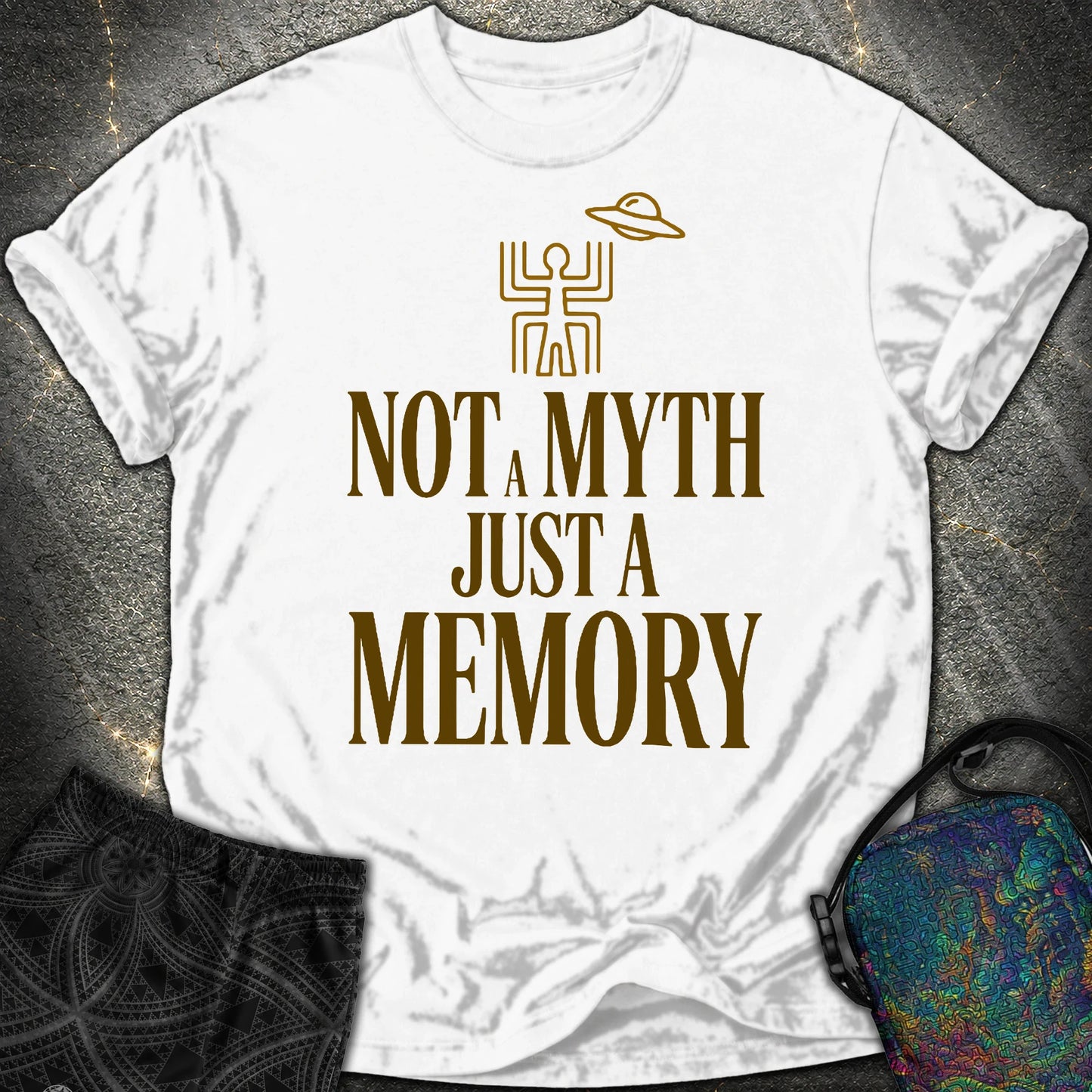 Not A Myth Ciemne - Not A Myth Ciemne Comfort T-Shirt - White
