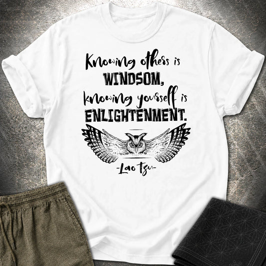 Lao Tzu EnlightenmentT-Shirt - Lao Tzu EnlightenmentT-Shirt - White