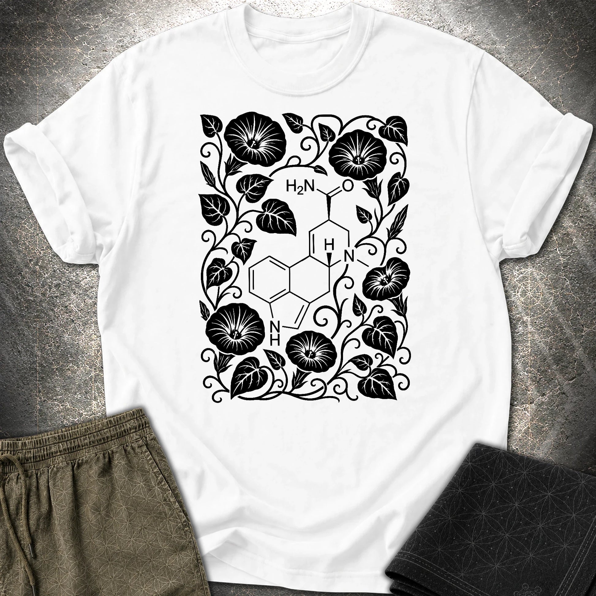 Morning Glory Molecule - Morning Glory Molecule T-Shirt - White