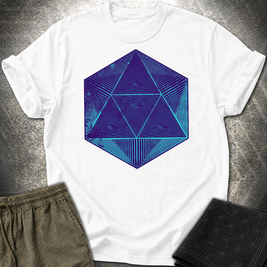 Space Octahedron T-Shirt - Space Octahedron T-Shirt - White