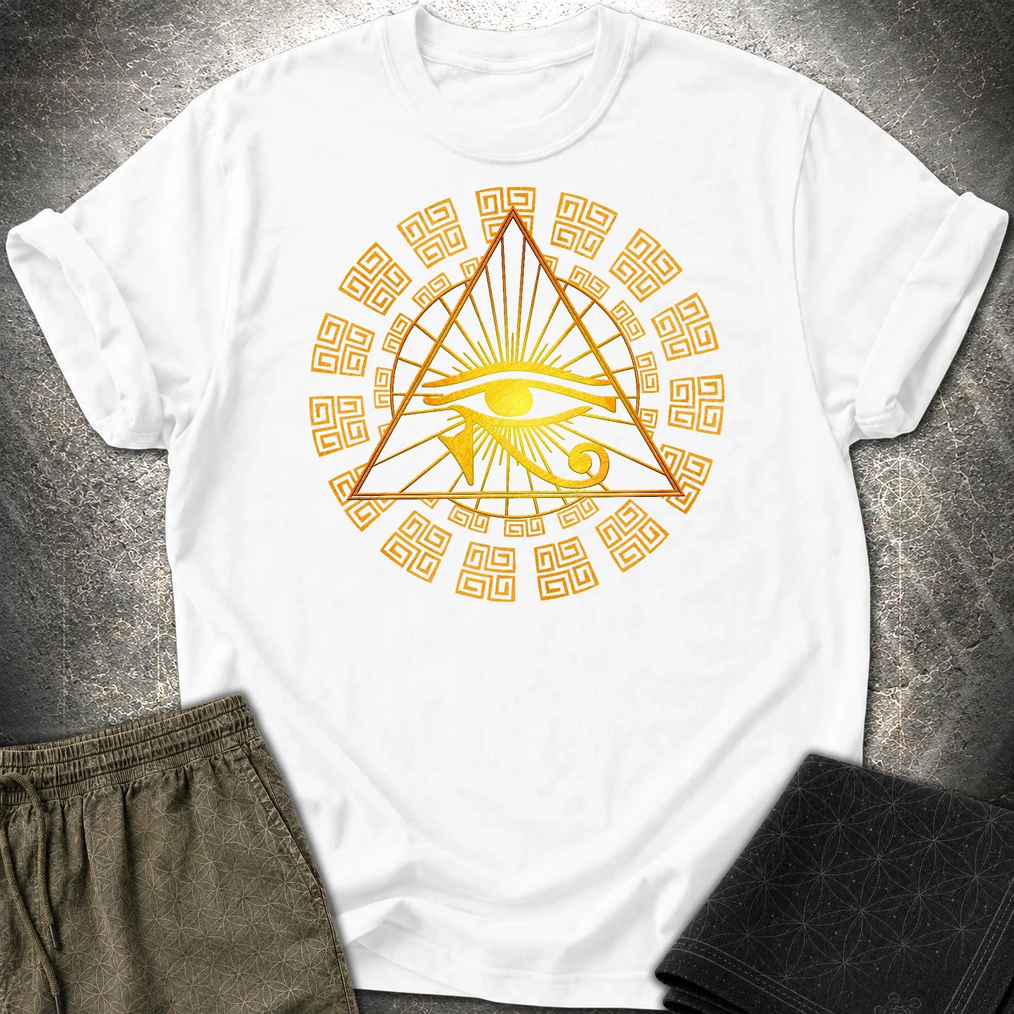 Eye Of Horus Egypt T-Shirt - Eye Of Horus Egypt T-Shirt - White