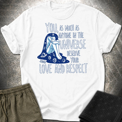 Buddha Love and Respect T-Shirt - Buddha Love and Respect T-Shirt - White