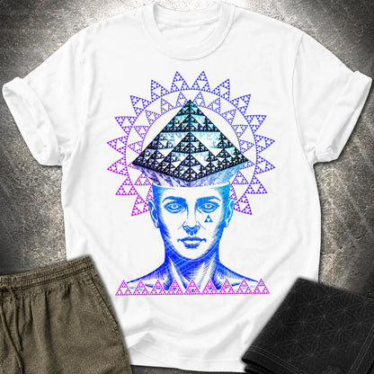 Infinite Fractal Mind T-Shirt - Infinite Fractal Mind T-Shirt - White