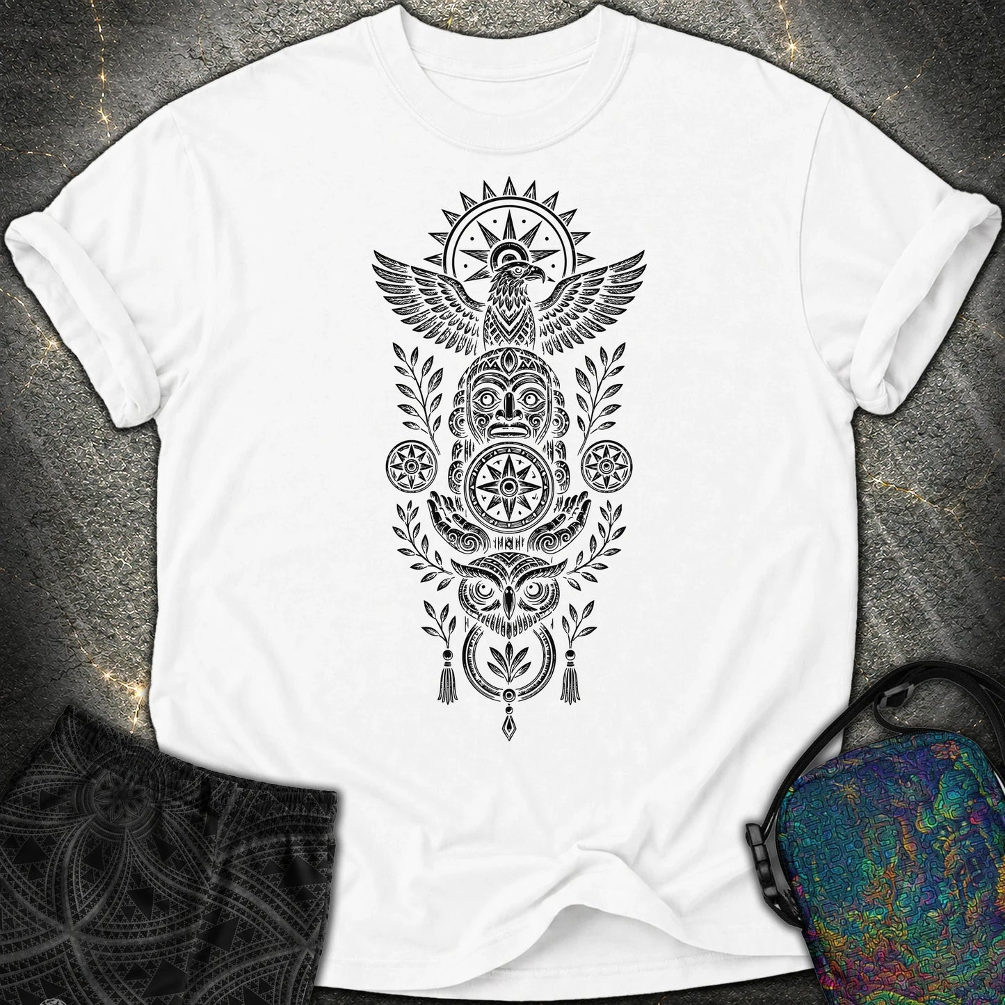 Totem Black - Totem Black Comfort T-Shirt - White