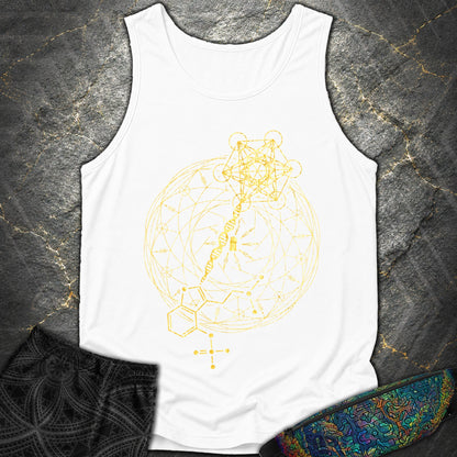 Psilocybin Key To Universe - Psilocybin Key To Universe Tank Top - White