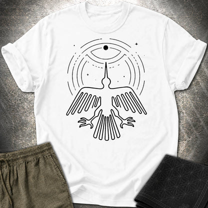 Geoglif Ptaka Biale - Geoglif Ptaka Biale T-Shirt - White