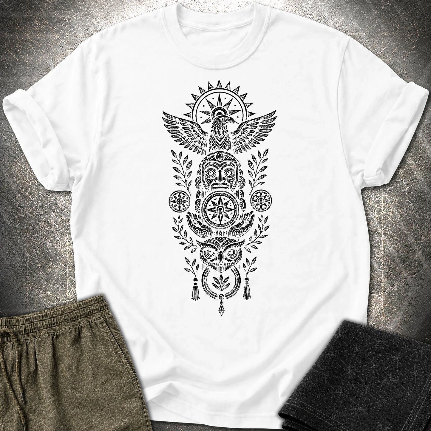 Totem Black - Totem Black T-Shirt - White
