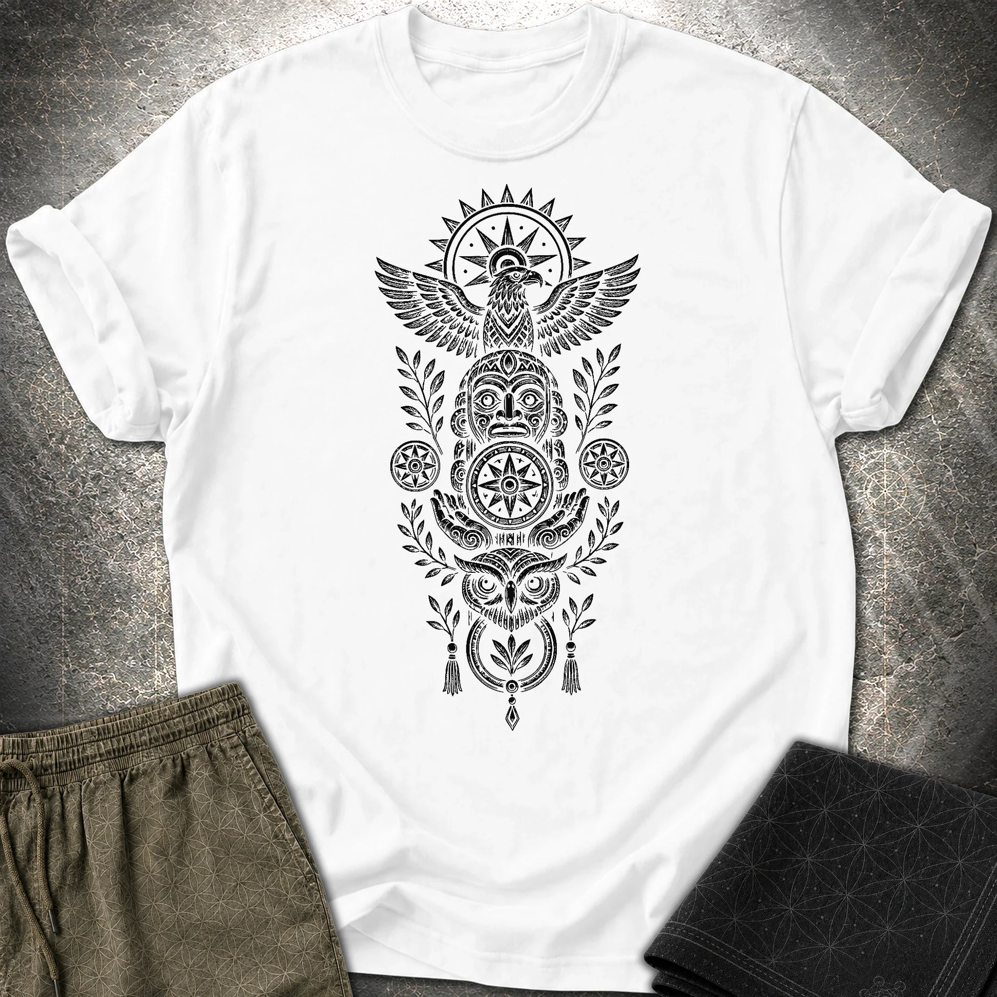 Totem Black - Totem Black T-Shirt - White