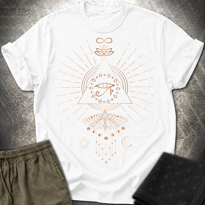 Ra Mystical Moth T-Shirt - Ra Mystical Moth T-Shirt - White