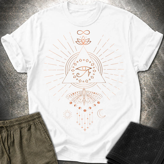 Ra Mystical Moth T-Shirt - Ra Mystical Moth T-Shirt - White