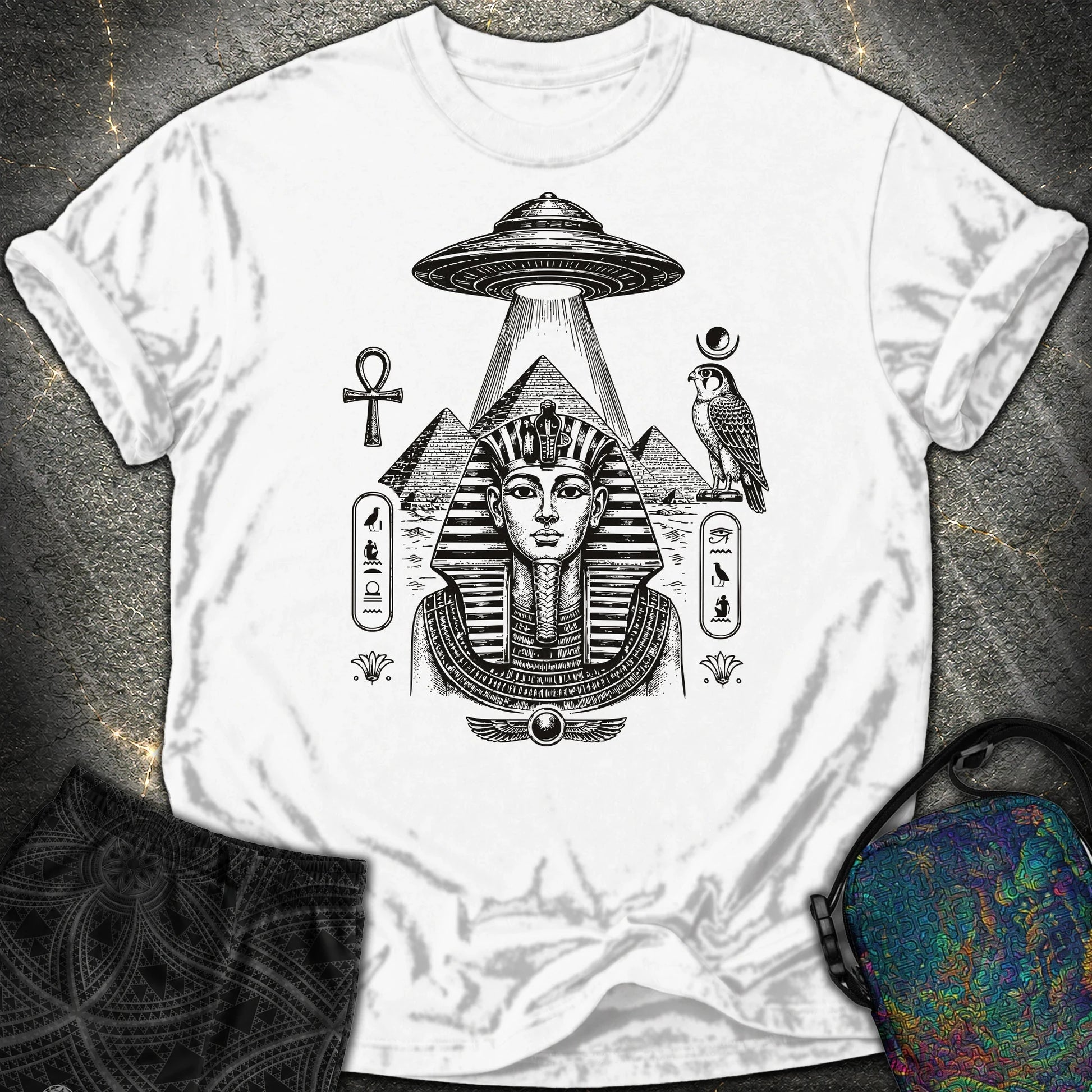 Pharaoh Under the Alien Light - Pharaoh Under the Alien Light Comfort T-Shirt - White