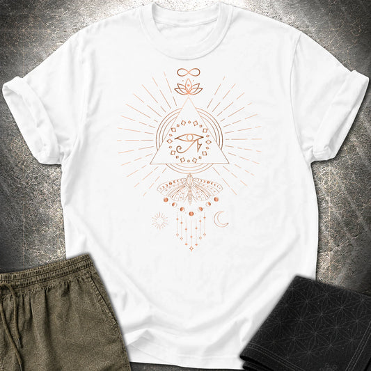Ra Mystical Moth T-Shirt - Ra Mystical Moth T-Shirt - White