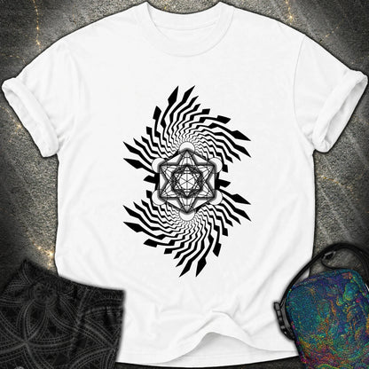 Spiral Metatron T-Shirt - Spiral Metatron Comfort T-Shirt - White