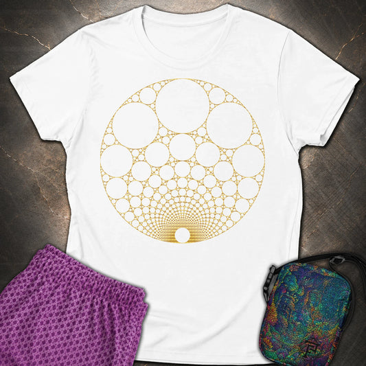 Apollonian Gasket T-Shirt - Apollonian Gasket Womens T-Shirt - White